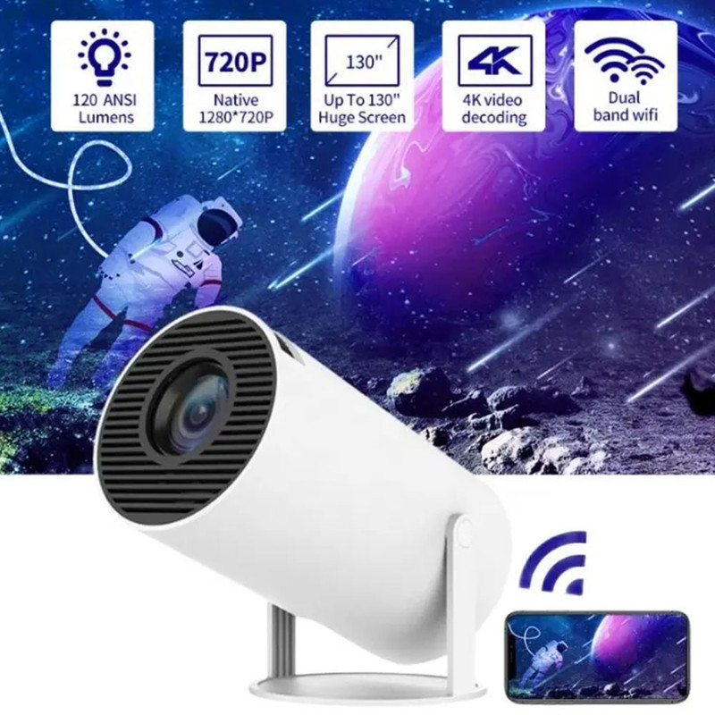ویدئو پروژکتور پرتابل مدل HY300 کیفیتHD رم 2 حافظه 16